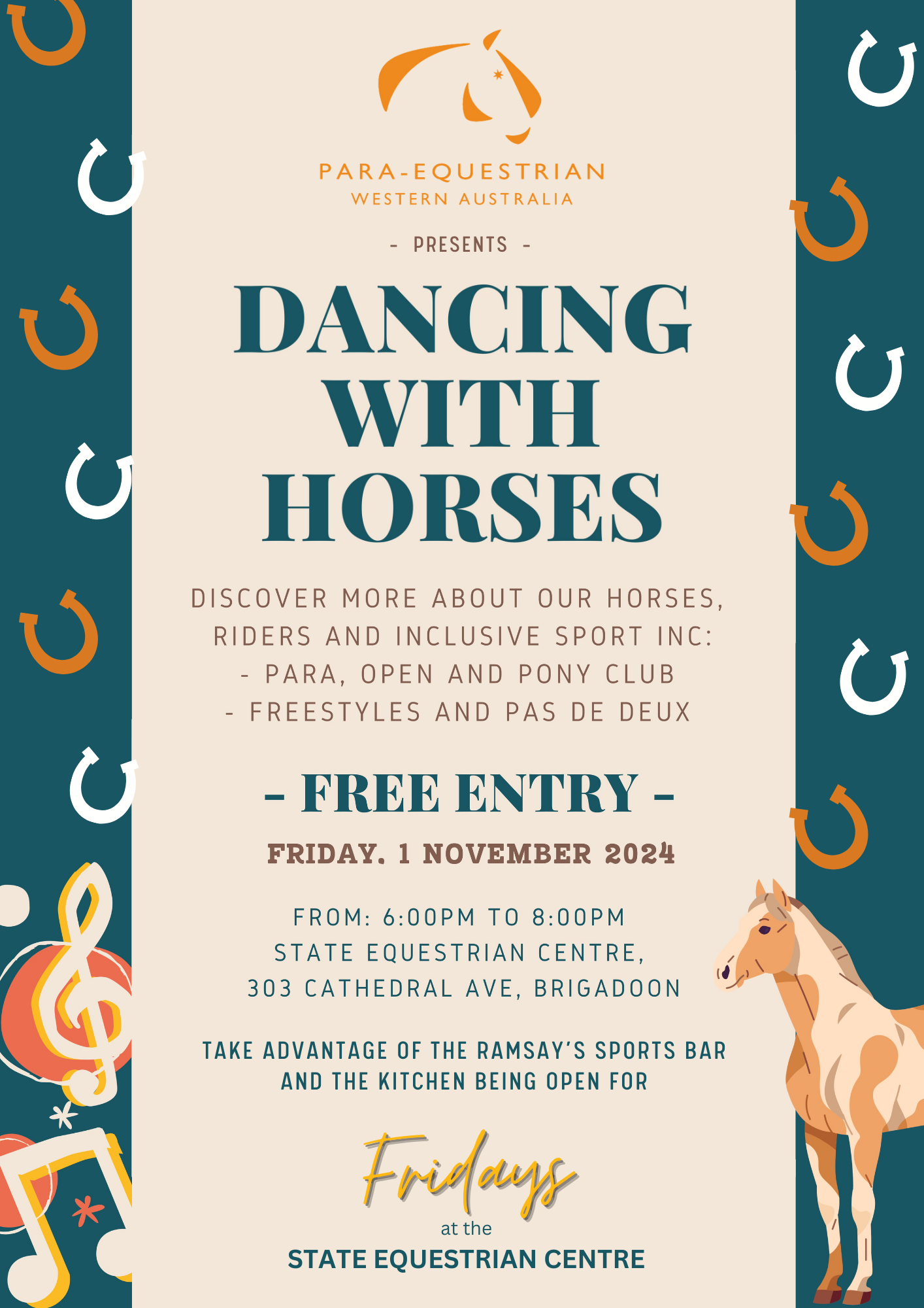 Dancing With Horses presented by Para-Equestrian WA | Equestrian ...