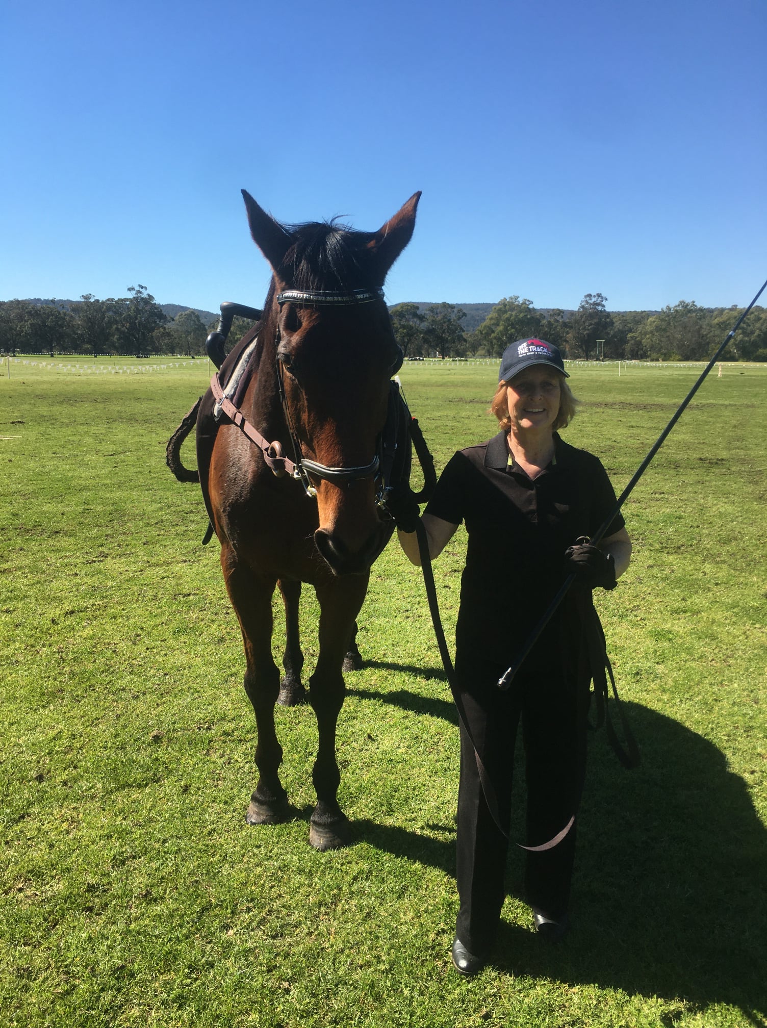 Kay and her horse Mak Kay and her horse Mak