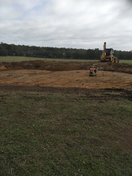 Water splash excavation pic: Credit Perth Horse Trials Assoc.